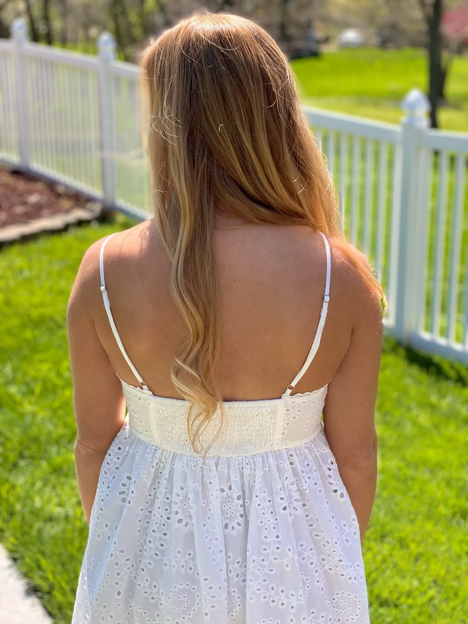 Bow Perfection White Dress