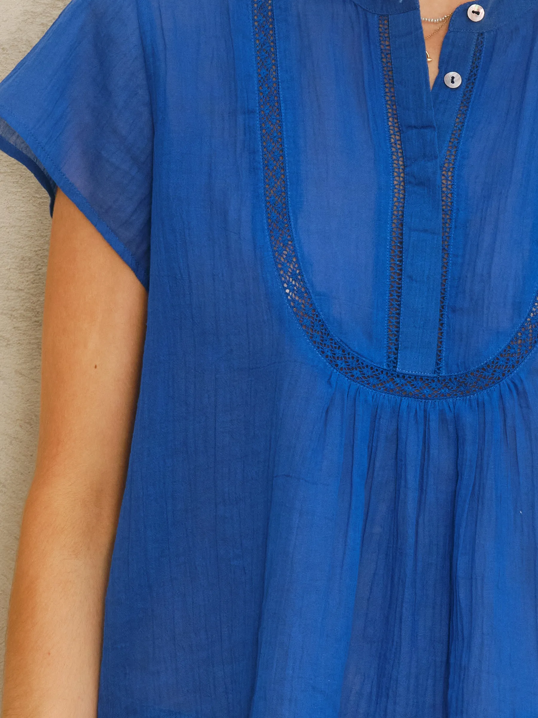FREYA TOP IN BLUE