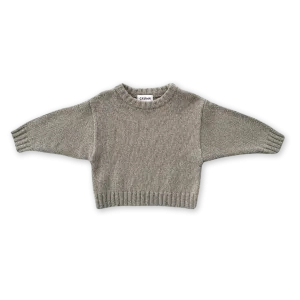 Grown Merino Blend Everyday Pull Over - Grey