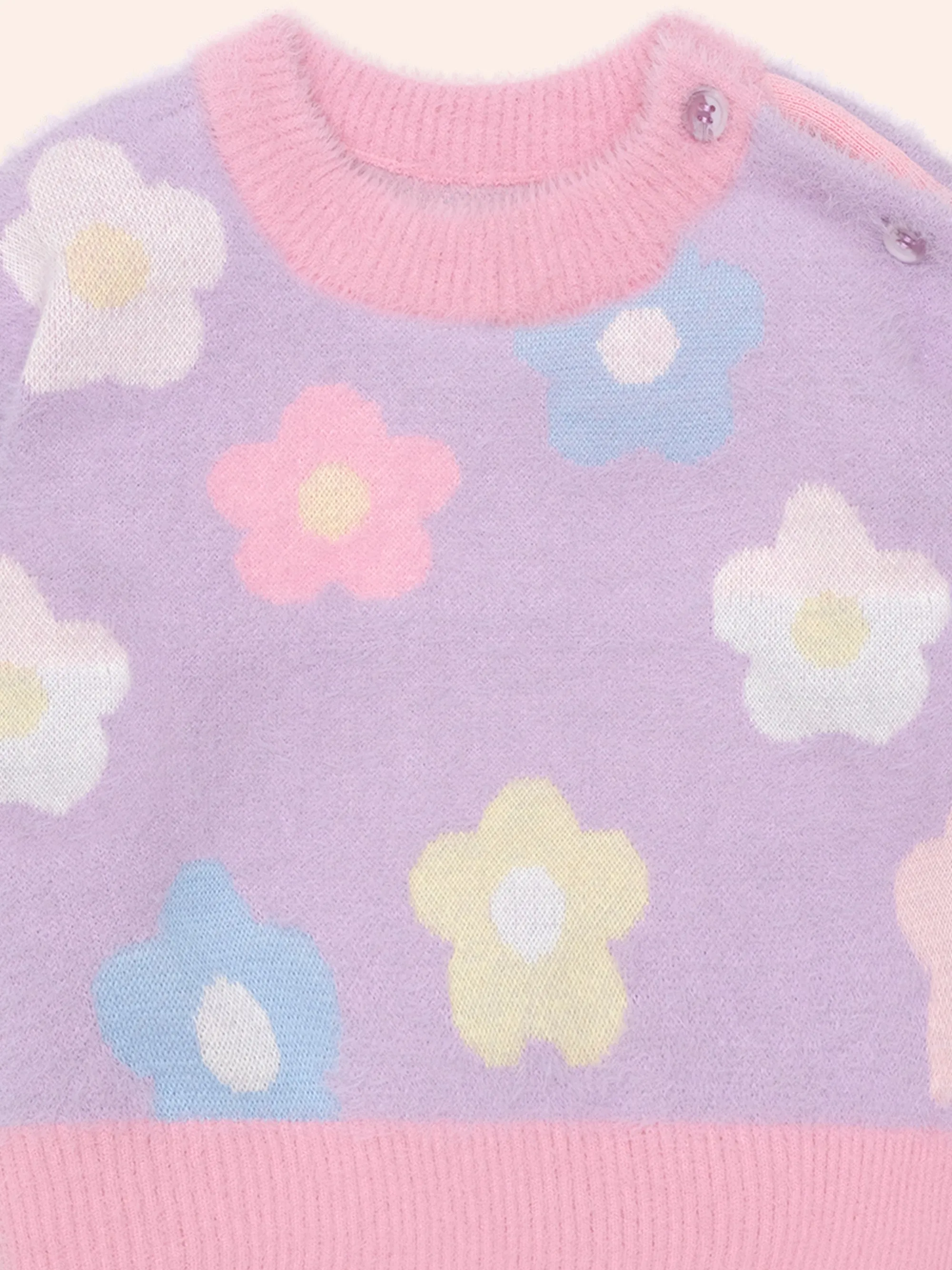 Huxbaby Rainbow Daisy Jumper