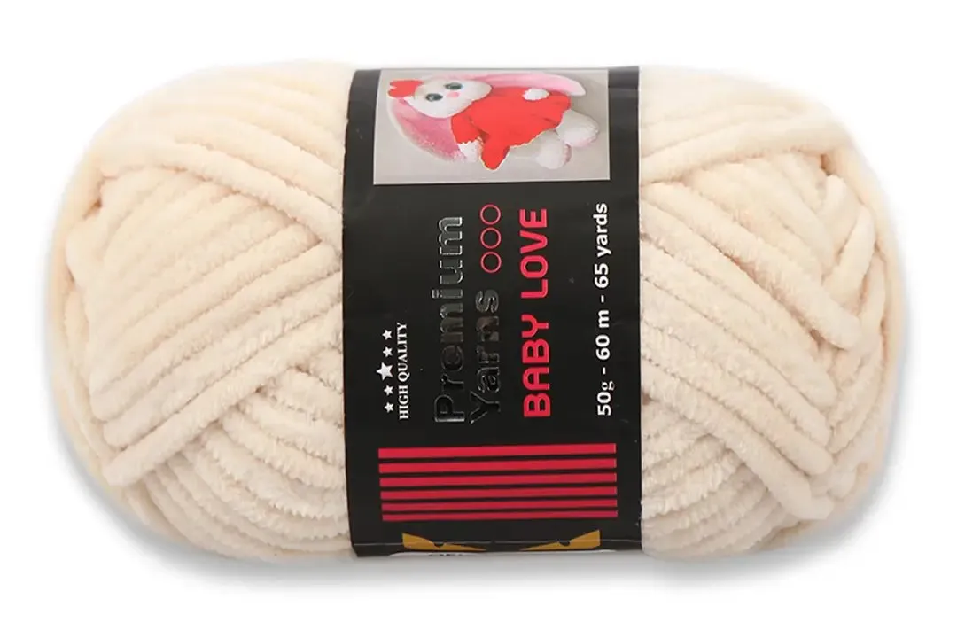 Premium Yarns Baby Love, 34 Colors, Chunky Chenille Yarn, 1.7 oz / 65.7 yards