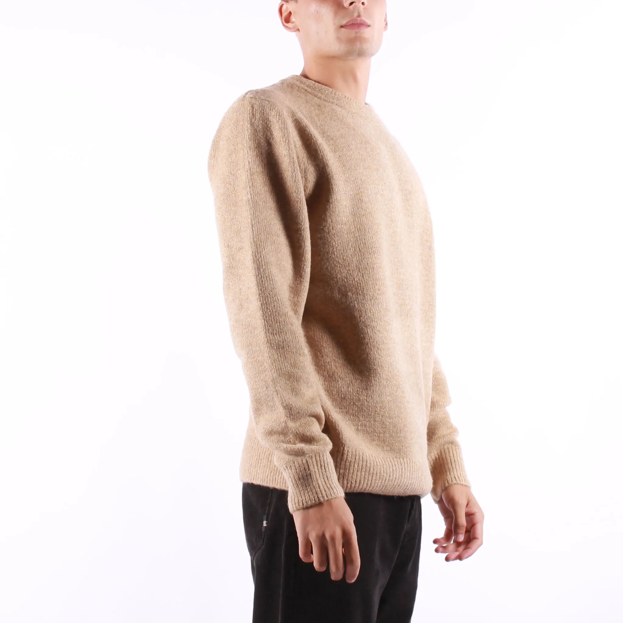 Scotch and Soda - Man Knit Crewneck Pull - 0610 Sand Melange