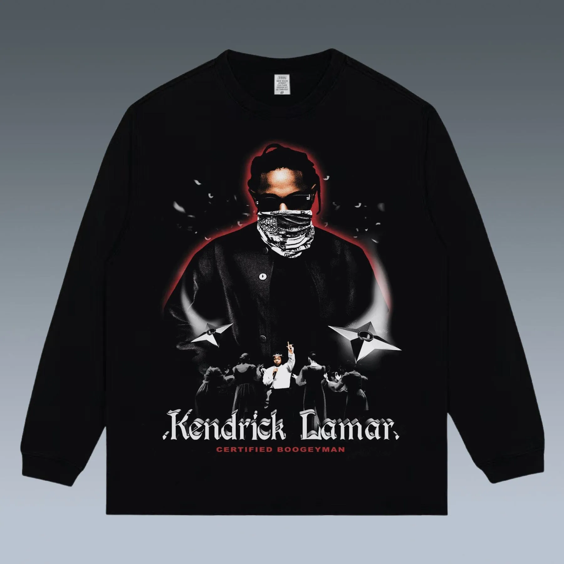 VINTAGE LONG SLEEVE TEE | NOT LIKE US- KENDRICK LAMAR