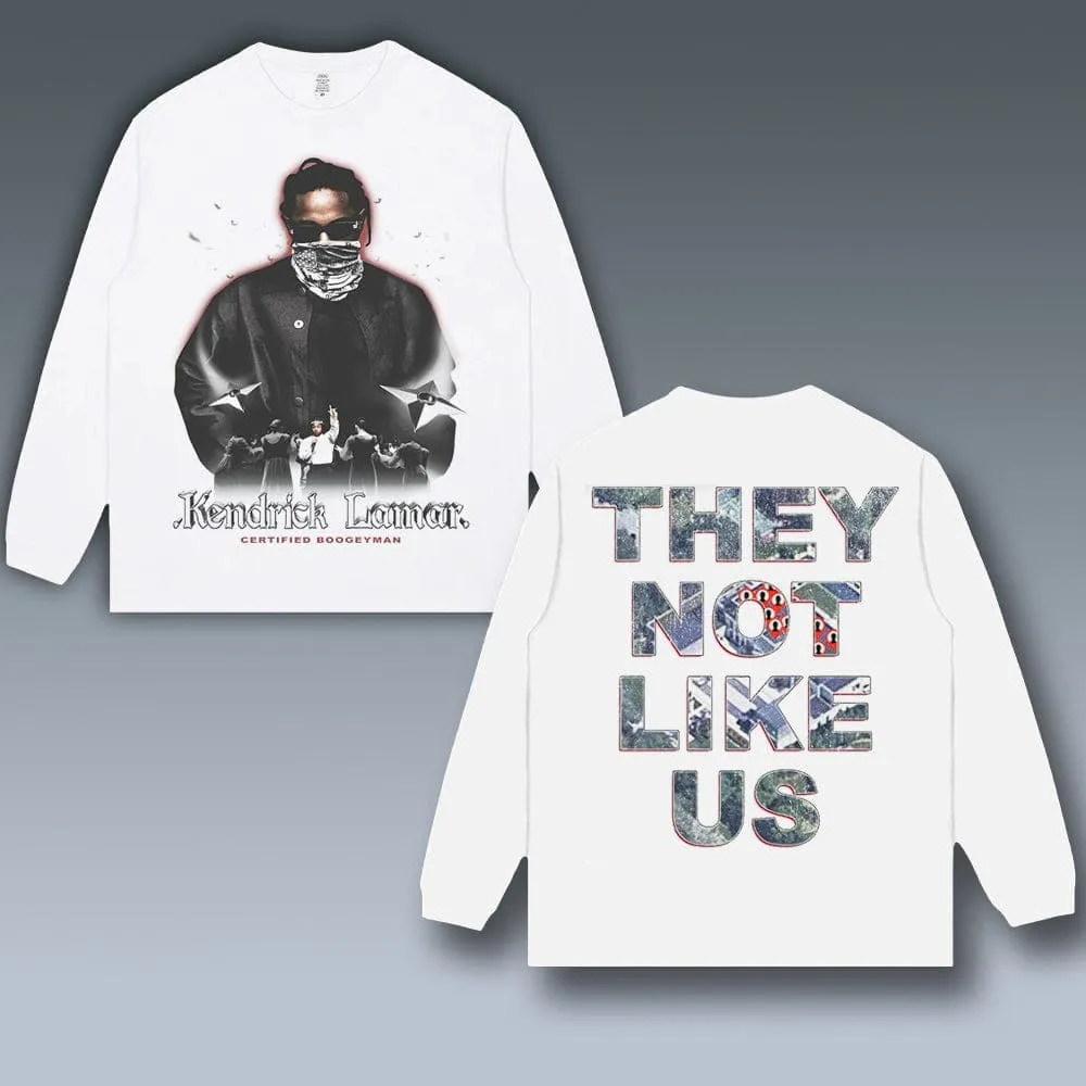 VINTAGE LONG SLEEVE TEE | NOT LIKE US- KENDRICK LAMAR
