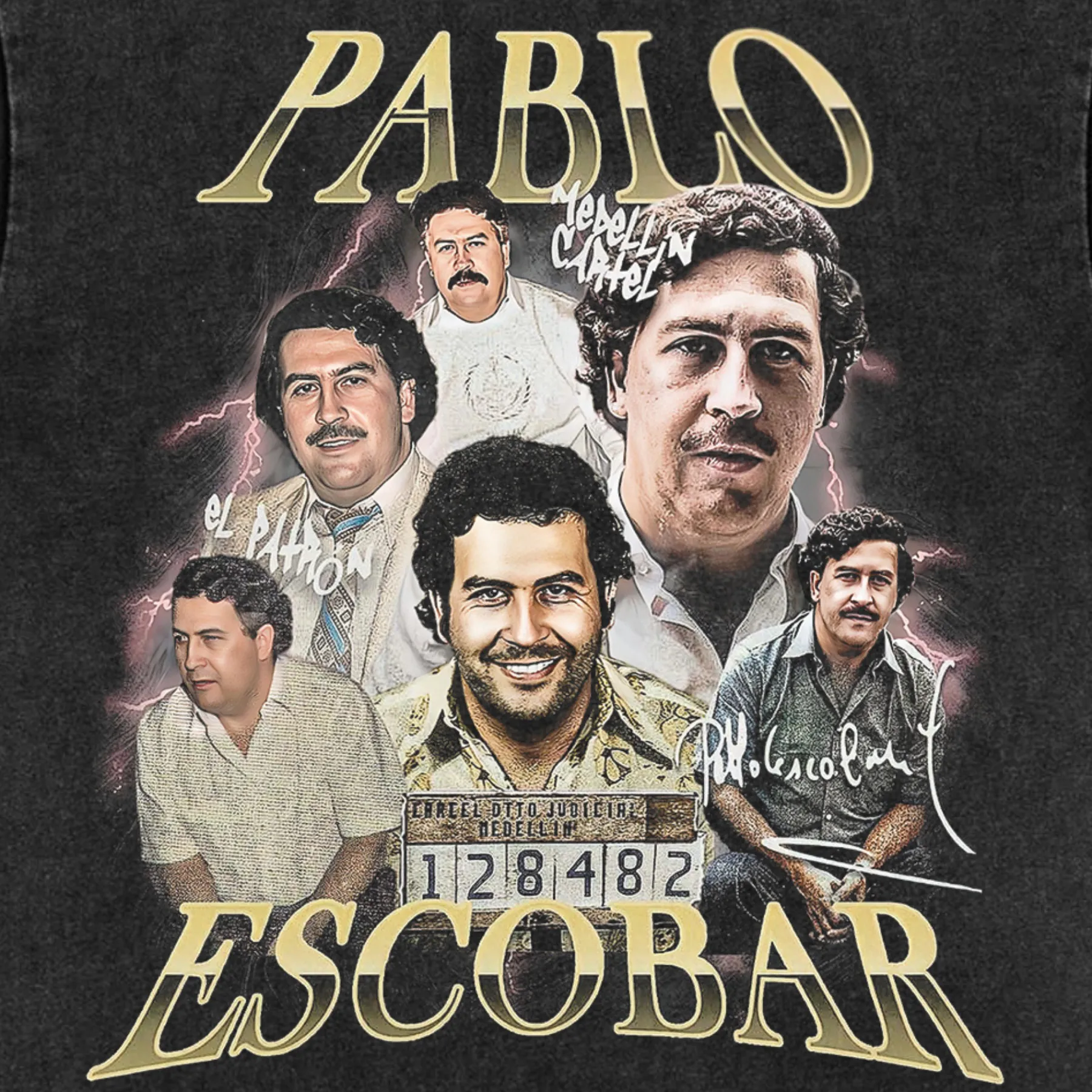 VINTAGE LONG SLEEVE TEE | PABLO ESCOBAR