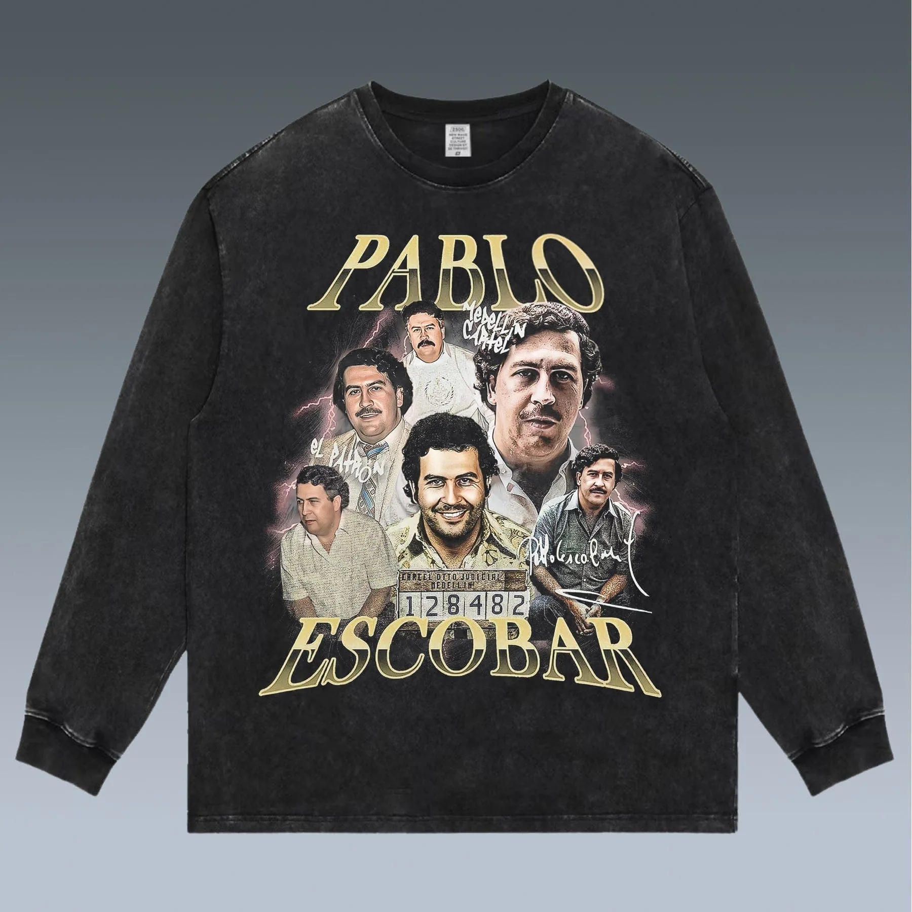 VINTAGE LONG SLEEVE TEE | PABLO ESCOBAR