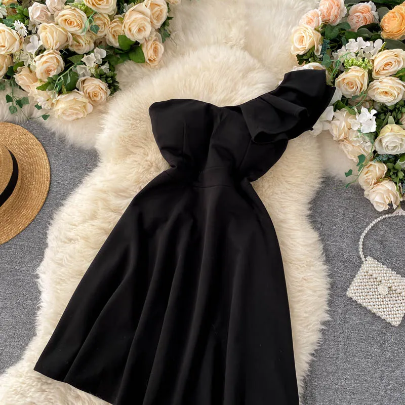 Vivien One Shoulder Mini Dress