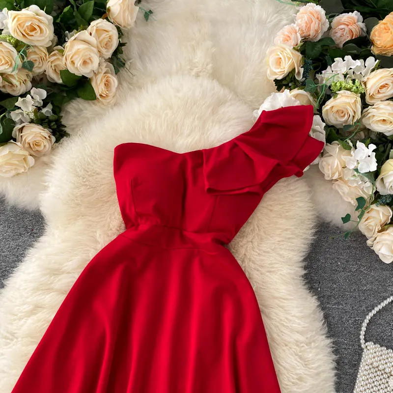Vivien One Shoulder Mini Dress
