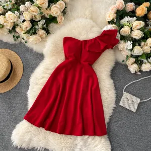 Vivien One Shoulder Mini Dress