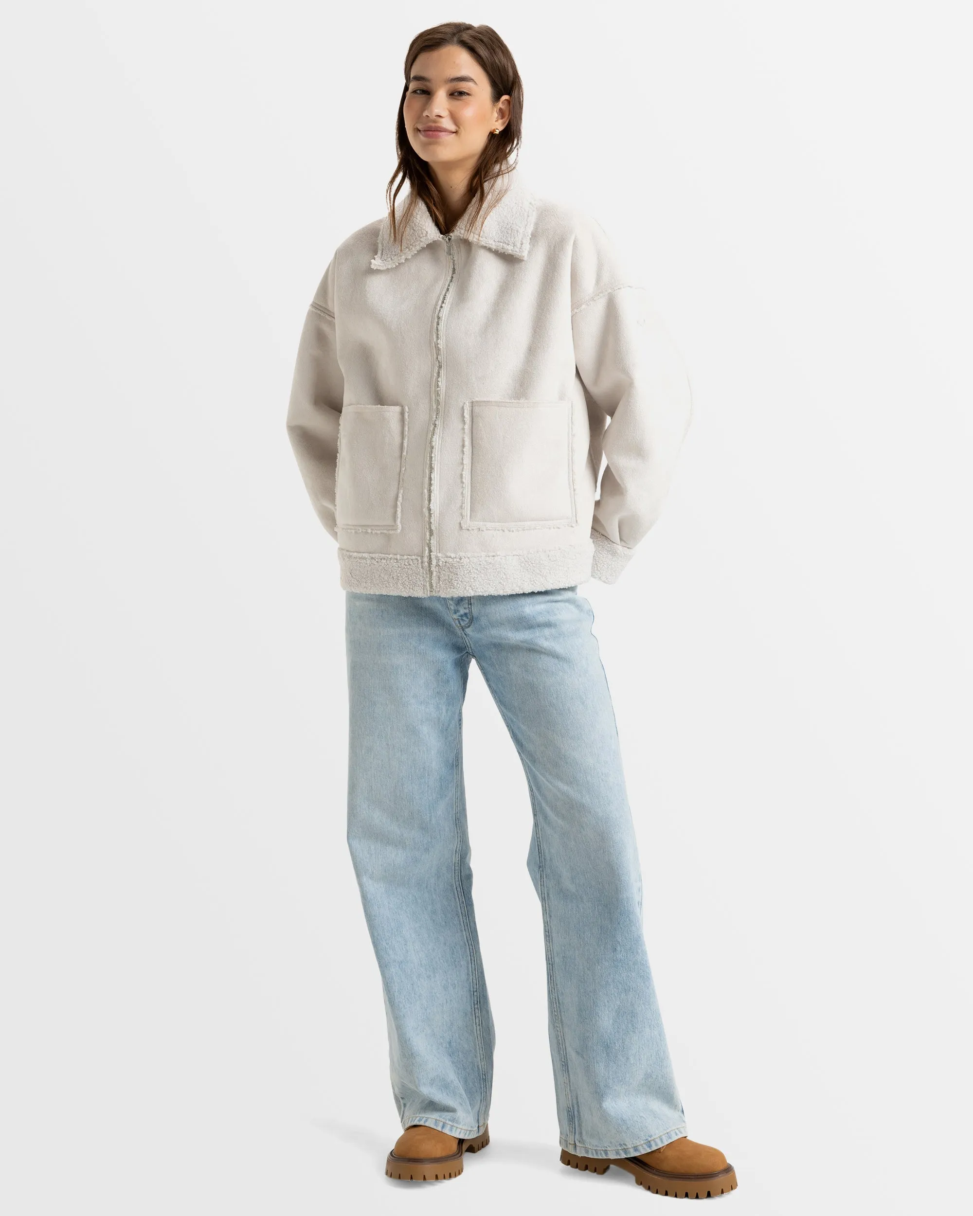 Womens True Romance Sherpa Jacket